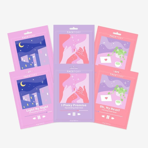 Acne Sheet Mask Playlist - Soothing Treatment Masks